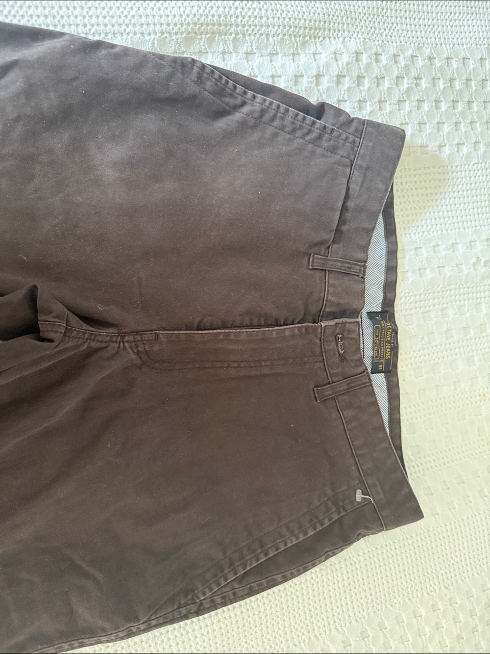 Straight Leg Women’s Pants in Dark Brown - Casual Everyday